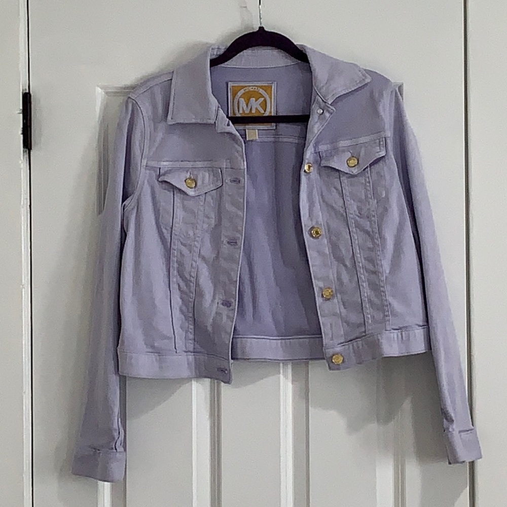 Michael Kors Lavender “Jean” Jacket